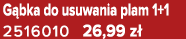 G bka do usuwania plam 1+1 2516010 26,99 z 