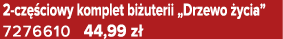 2 cz ciowy komplet bi uterii „Drzewo  ycia” 7276610 44,99 z 