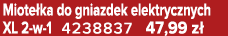 Miote ka do gniazdek elektrycznych XL 2 w 1 4238837 47,99 z 