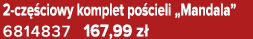 2 cz ciowy komplet po cieli „Mandala” 6814837 167,99 z 